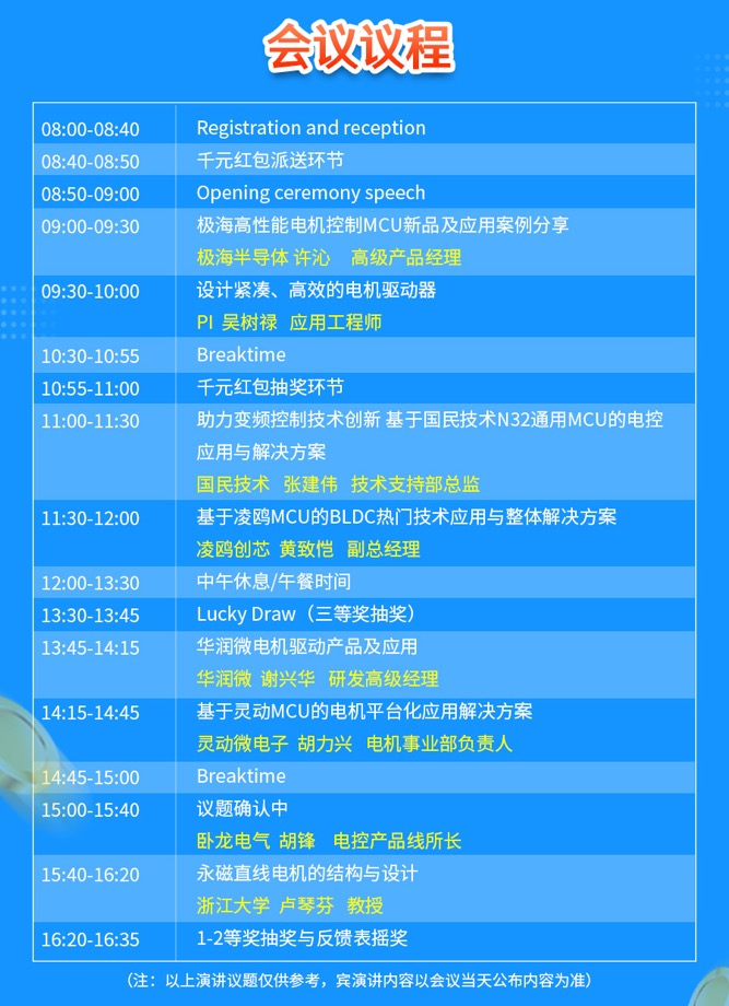 電機議程 電機議程